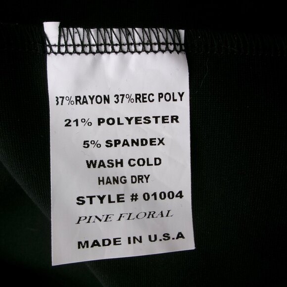 New Jana Carrick V-Neck Forever Ponte Dress Short Sleeve Pine Forest M Green - Picture 11 of 11